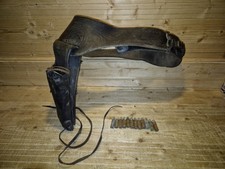 Vintage verziertes Leder Western Waffenholster und Gürtel Cowboy Stil (SHOP)