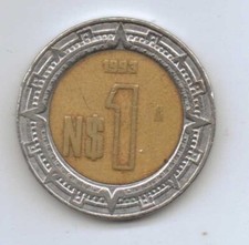 MEXIKO - 1 Peso 1993 -