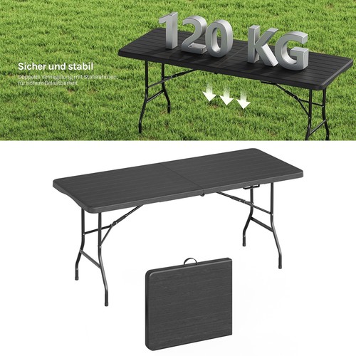 Woltu klapptisch gartentisch - klapptisch,