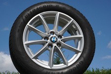 BMW X1 F48 X2 F49 Alufelgen V-Speiche 560 Winterreifen Goodyear 225/55R17 #2490