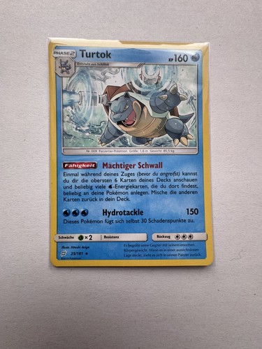 Turtok pokemon karte deutsch - pokemon,
