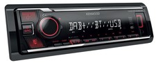 Kenwood Autoradio Bluetooth 1DIN KMM-BT408DAB DAB+ incl. DAB+ Antenne USB AUX