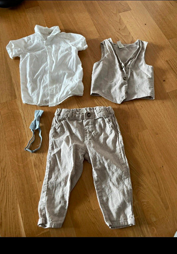 Baby anzug beige - anzug,