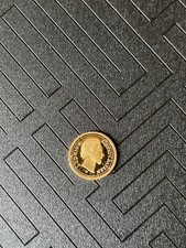 0,5 gramm 585 Gold Medaillie