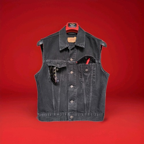 Levi jeansweste l schwarz - "levi's",