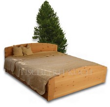 Zirben-Bett / Massivholzbett
