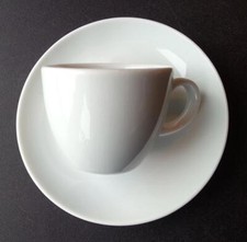 Seltmann Weiden Form 1132 Vip Dekor 7 Uni Weiß Espressoset 2tlg. + 083