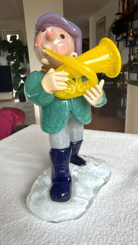 Schwere große glas skulptur - schwere,