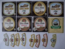 8 Bier-Etiketten - Brauerei