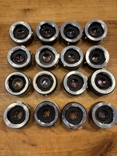 Minolta MD Fremdkonverter16x und 6x Zwischenringe und 6 Vorsatzlinsen T u W