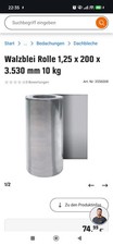 Walzblei Rolle 10kg