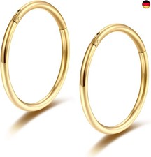 Nasenring Gold Scharnier 20g
