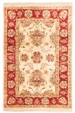 Teppich Ziegler Handgeknüpft Perserteppich Orientteppich Carpet Rug 125x80cm