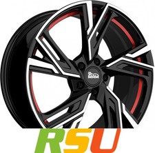 MAM RS5 black front polish red