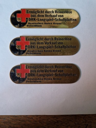 Messingschild drk - messingschild,