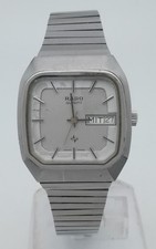 Rado Herrenuhr,Armbanduhr,Edelstahl,Tag/Datumsanzeige,die Uhr läuft,