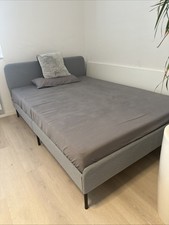 IKEA Doppelbett 140x200 Grau Wie Neu Top Zustand