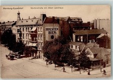 13477892 - 2000 Eppendorf Martinistrasse mit altem Landhaus Fahrrad Hamburg