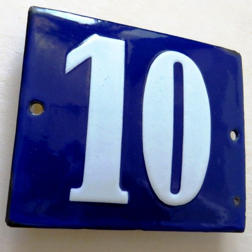 Hausnummer antikes - hausnummer, 10