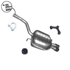 Endschalldämpfer Auspuff für