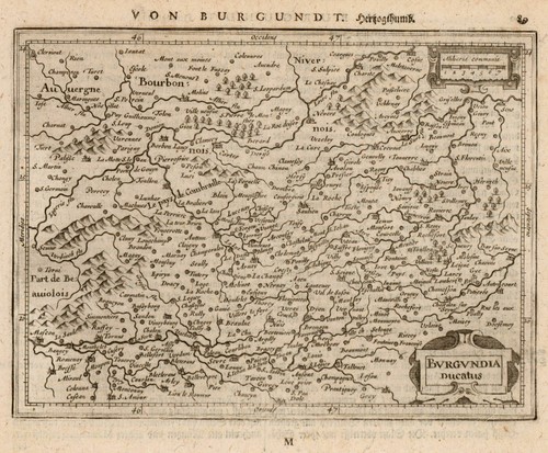 Burgund original kupferstich - original,