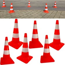 6 Stück Verkehrsleitkegel 50