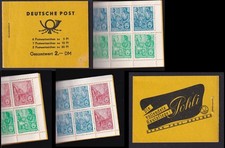 DDR Markenheftchen MH 1a 2.1 postfrisch ** 1958 - HBL 1A,2A,3A - Mi. 300,-