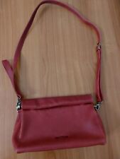 Handtasche / Lunchbag - Echtleder - mit Schulterriemen - Farbe Rot - Neu - TOP