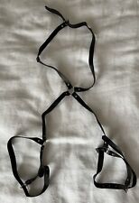 Lederharnisch Schwarz Neu