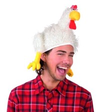 Hahn Henne Huhn Hut Hühnerhut Bauer Kostüm Party