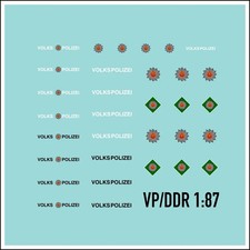 Waterslide Decal 1:87 - DDR