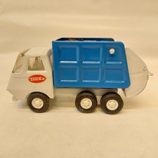 mes-93992	Tonka Blech Müllwagen L:ca. 140mm mit Gebrauchsspuren,