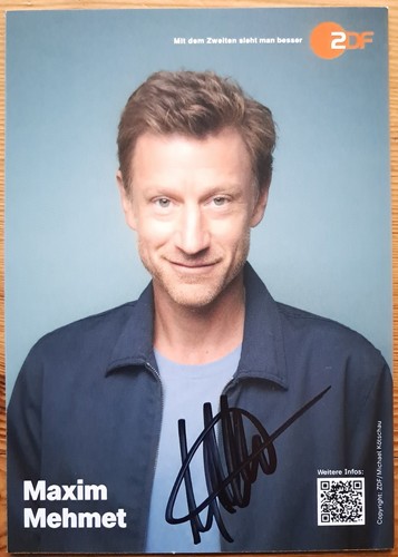 Maxim mehmet orig autogramm - maxim,