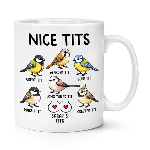 Personalised nice tit birds - nice,