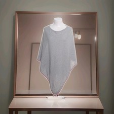Zwillingsherz poncho grau - poncho, grau/
