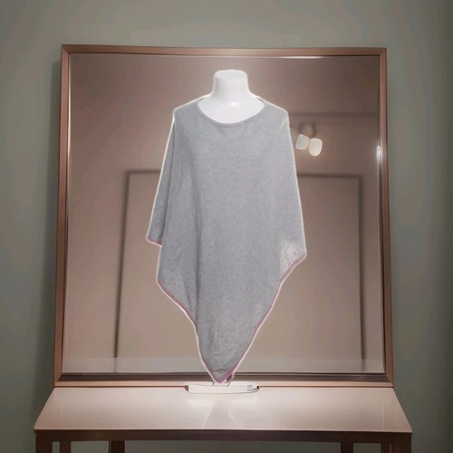 Zwillingsherz poncho grau - zwillingsherz, grau/