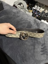 Gucci Gürtel Leder Braun 110