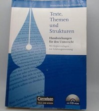 Texte, Themen und Strukturen. Handreichung mit Lösungen, Klausuren. Mit CD.