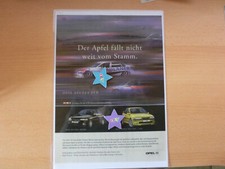 Opel Vectra Werbeanzeige,Burgstaller STW,Einlaminiert,ideal als Wanddeko,Z-85