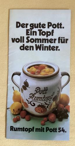 Rumtopf mit pott - mit,