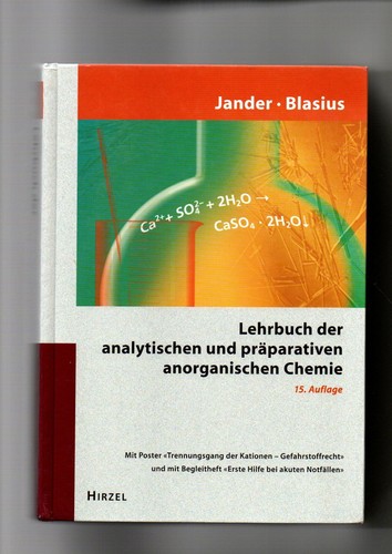 Jander blasius lehrbuch der - blasius,,