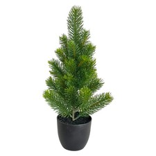 Künstlicher Tannenbaum im Topf kleiner Weihnachtsbaum Christbaum Kunsttanne 40cm