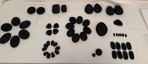 Hot stone massage set aus - set,