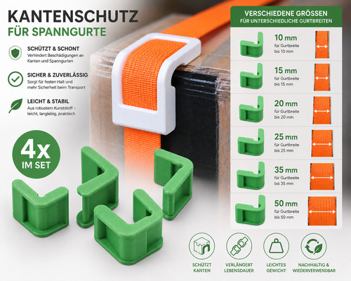 Kantenschutz für spanngurte - kantenschutz,