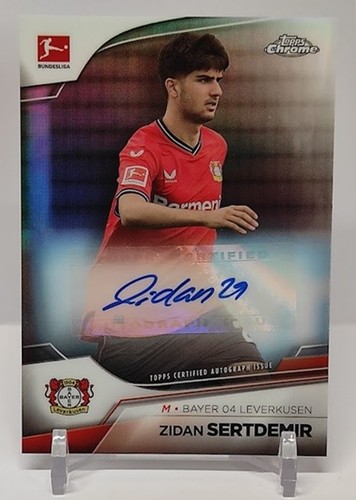 2022 topps chrome zidan - topps,