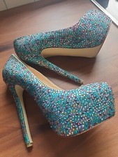 GoGo Plateauschuhe Gr 39 Glitzer