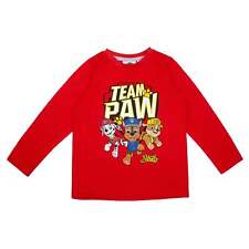 Paw Patrol Jungen Langarmshirt Longsleeve Rot