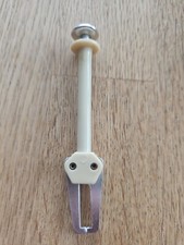 DDR Zuckerzange Zuckergreifer weiß Plastik Palste Zucker Zange Greifer