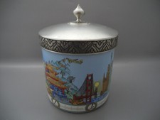 Seltmann Weiden Dose Zinndeckel Städtemotive Edition 1999 limitiert Peking