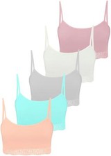 5 Mädchen Bustier Baumwolle